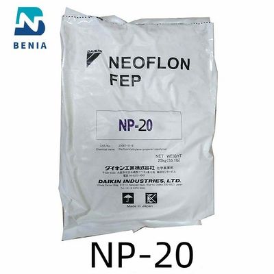 오래가는 내열 다이킨 FEP 플루오로 중합체 네오프론 NP-20 전체 색