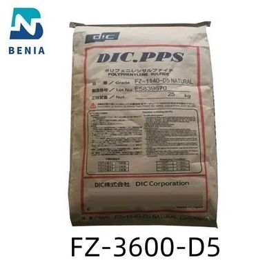 낮게 보강된 DIC 펄스/초 FZ-3600-D5 DIC.PPS 낟알 폴리페닐렌설파이드계 수지 글라스 광물은 전체 색을 가스를 제거합니다