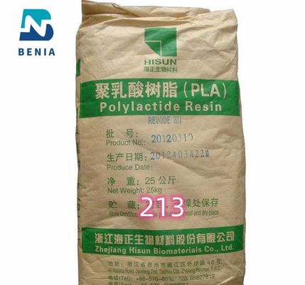 Hisun PLA 라신 REVODE 213 생분해 가능한 비료를 위해 폴리락틱산 바이오 기반 PLA 필렛